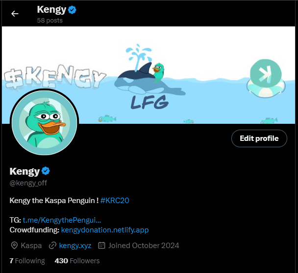 $KENGY is now verified ! 🐧🚀