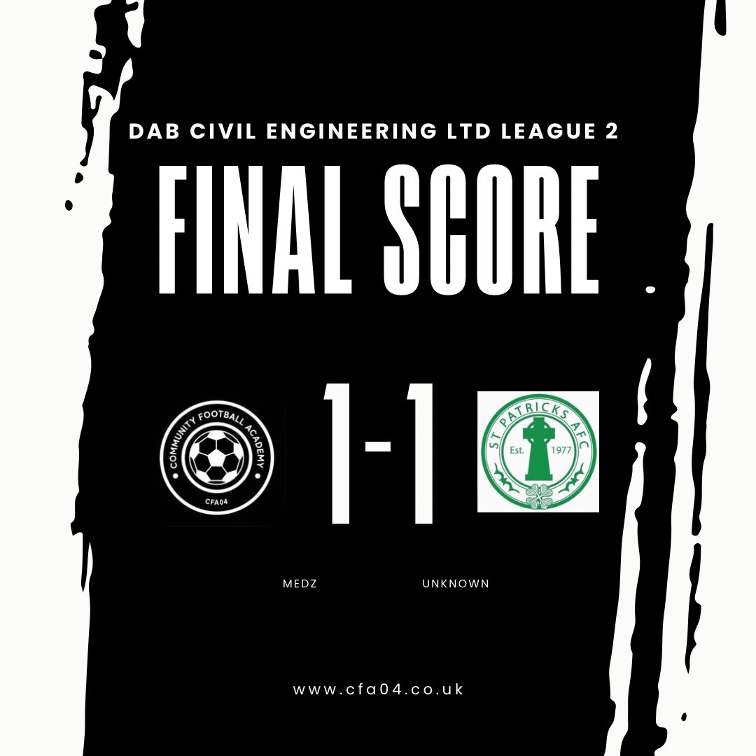 cfa_2004's tweet photo. CFA 1 v 1 @StPatricksAFC1 Reserves 

Controlled the game vs a tough St Patrick’s side, disappointed not to come away with all 3 pts. Adam Shaikh’s smart movement set up Umar Husain, who found Medz at the back post for a 97th min equalizer. Up the devs!

#UpTheCFA https://t.co/15ZDlvwFqK