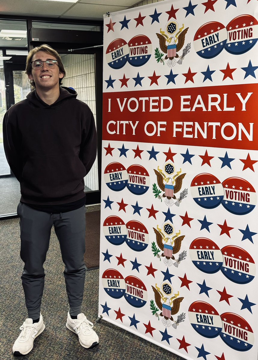 First vote, early vote… #LETSGO!
#Election2024