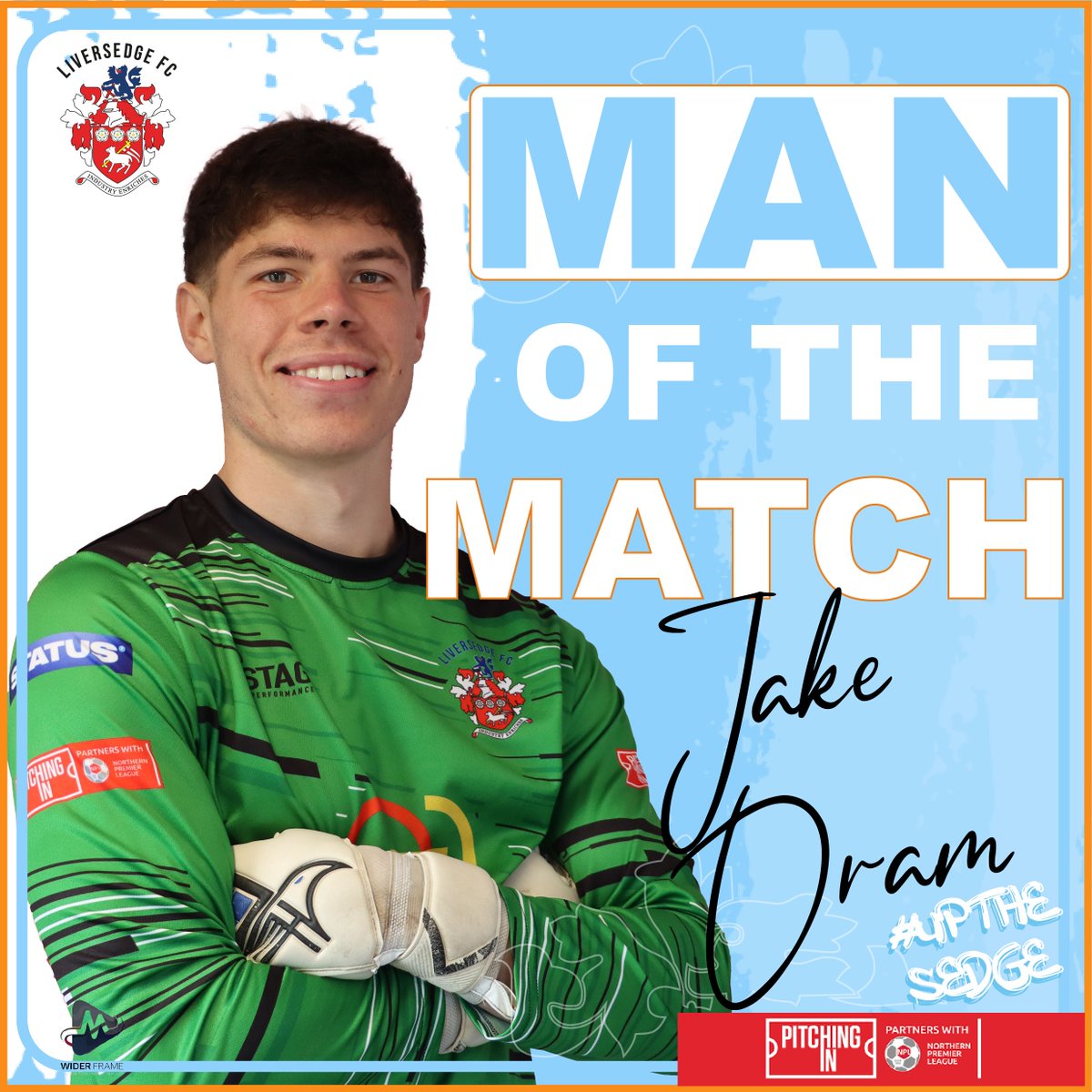 Liversedge_FC's tweet photo. Big saves and a clean sheet‼️

With a landslide 69% share of the vote, Jake Oram is your Man of the Match!

Well deserved and well played today Jake 👏

#UpTheSedge #NonLeagueFootball
@PitchingIn_ @NorthernPremLge https://t.co/2BnJ0Rolou