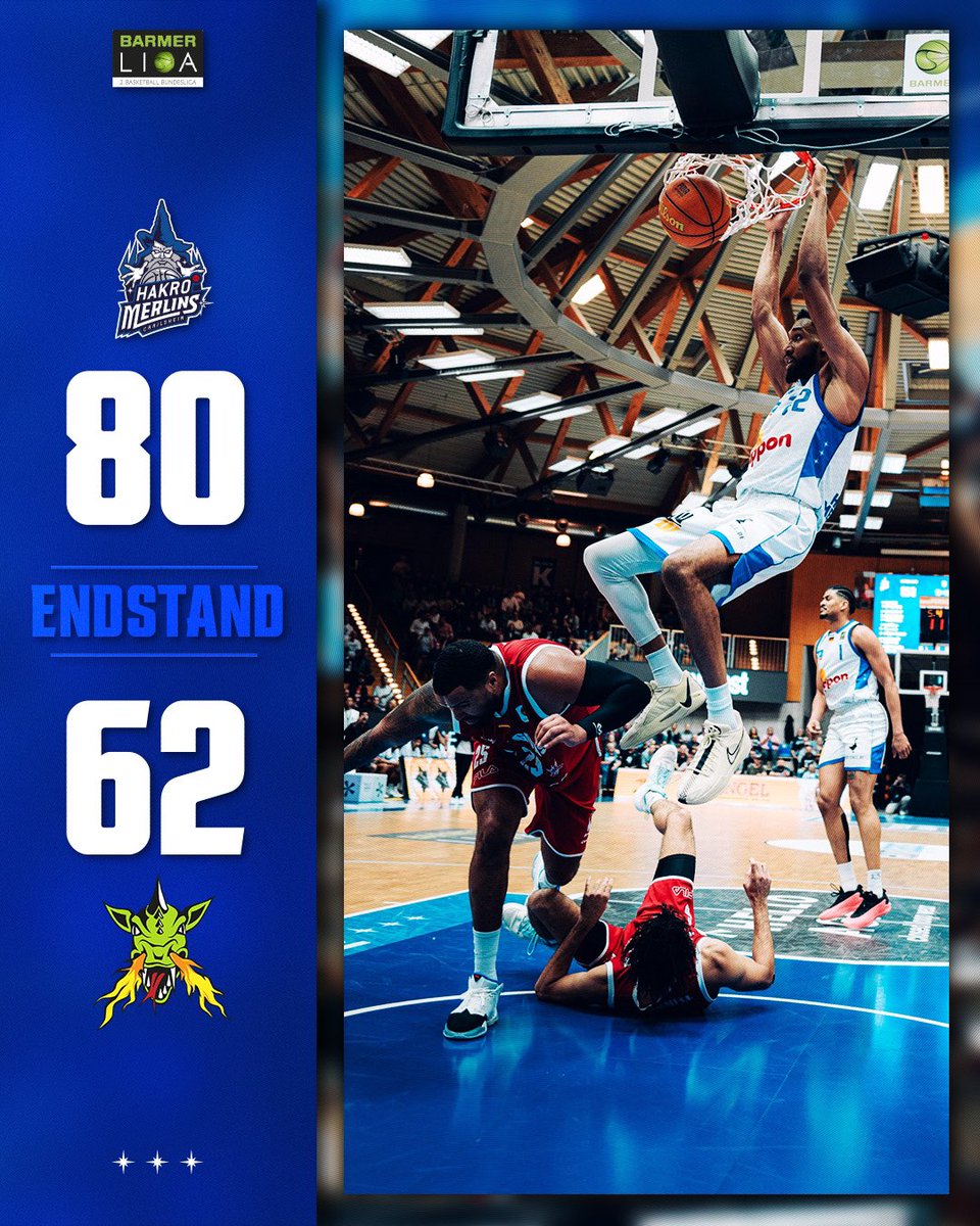 𝐇𝐄𝐈𝐌𝐒𝐈𝐄𝐆 🤩💪🏾

Festung Arena Hohenlohe: Wir schlagen die Artland Dragons im Spitzenspiel!