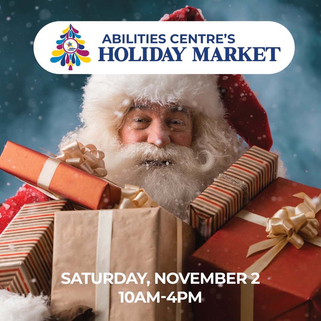 Tis the season for all things warm &amp; cozy! Enjoy some festive fun activities while shopping from 120+ local vendors &amp; during the Holiday Market, Saturday November 2 from 10am-4pm! 

abilitiescentre.akaraisin.com/ui/FFA72AE7098…