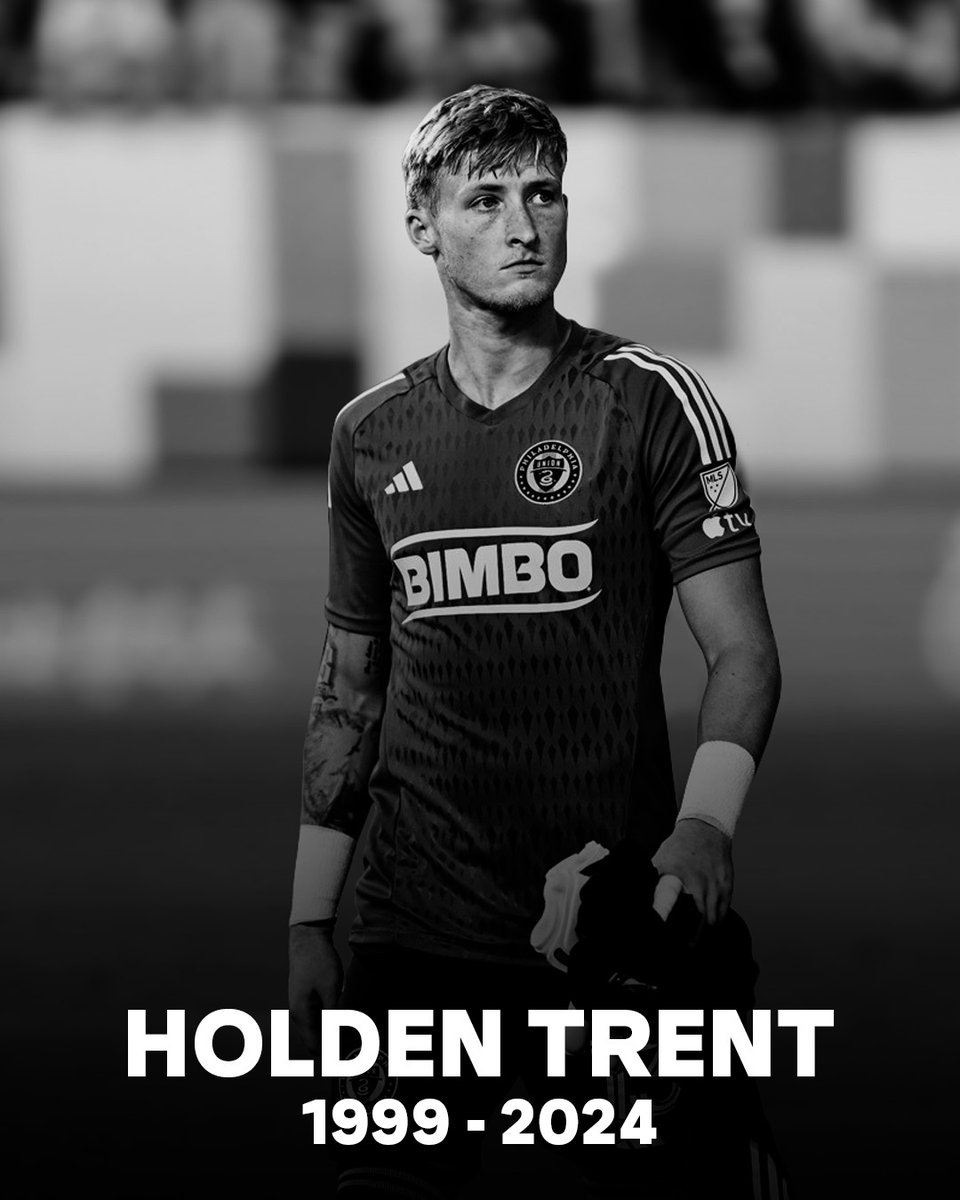 Major League Soccer joins the Philadelphia Union and our entire soccer community in mourning the tragic passing of Union goalkeeper Holden Trent.

A young goalkeeper with a bright future, Trent showcased determination and professionalism every day as he contributed to the