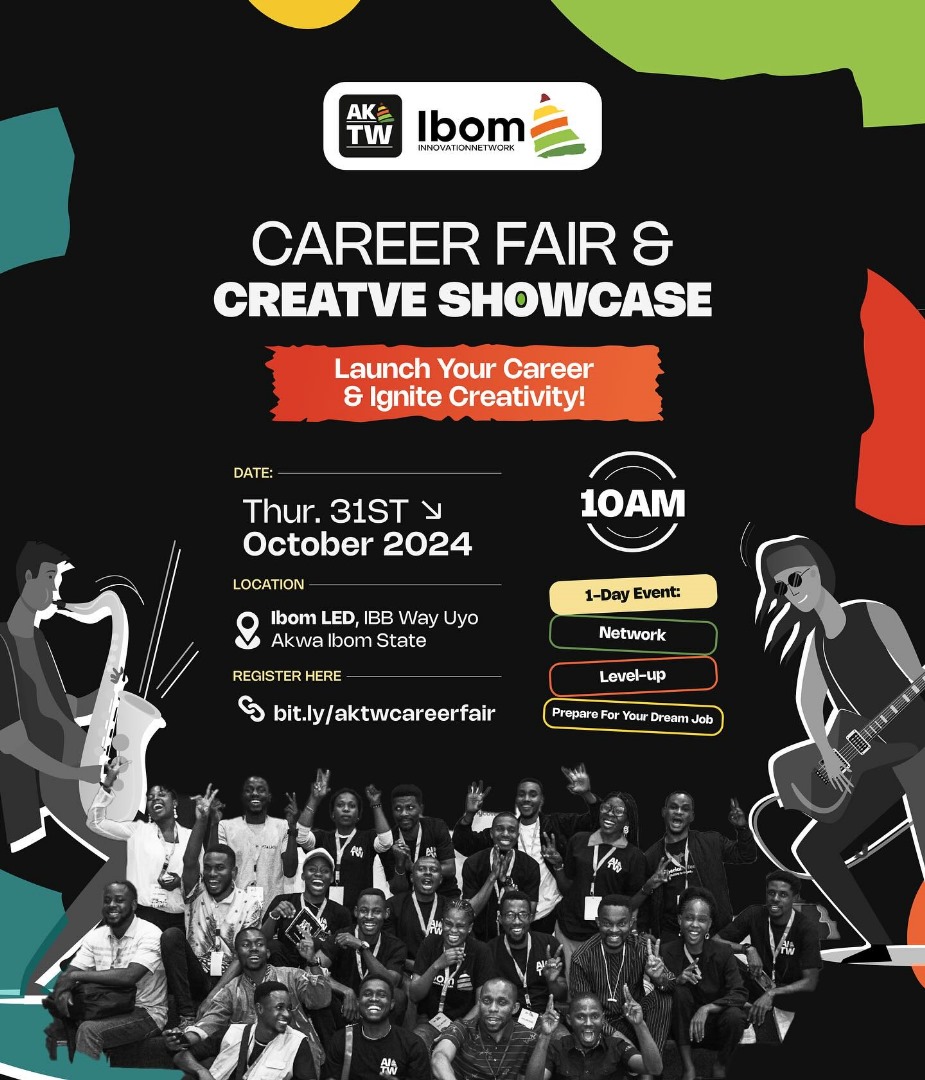 CaterTunechi's tweet photo. Inviting you all to join us at the Career Fair and Creative Showcase event!  Network with industry leaders, discover new opportunities, and get inspired by amazing talents.
🔗: https://t.co/j2kHHNTtEi

#AkwaIbomTechWeek2024 #AKTW2024 #ElClasico #TechInnovation #AkwaIbom https://t.co/JkpaoBHr4t