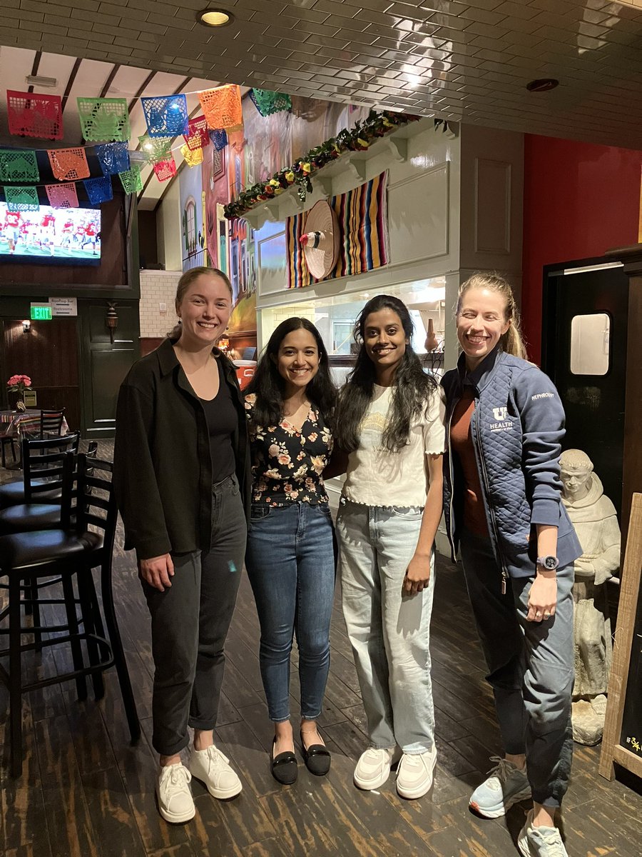 University of Utah Nephrology (@uofunephrology) on Twitter photo Congratulations to our fantastic <a href="/ASNKidney/">American Society of Nephrology</a> STARS โญ๏ธ grad students
Rebekah Nicholson, Niharika Katkam, Shalini Kasera MS3 & Campbell fellow Dr. Taylor Moody ๐
Not pictured Dr. Hannah Northrup & Precious Opurum <a href="/uofunuip/">U of U NUIP</a> <a href="/UofUMedicine/">Spencer Fox Eccles School of Medicine</a> <a href="/womeninnephro/">Women In Nephrology</a> Congratulations to our fantastic <a href="/ASNKidney/">American Society of Nephrology</a> STARS โญ๏ธ grad students
Rebekah Nicholson, Niharika Katkam, Shalini Kasera MS3 & Campbell fellow Dr. Taylor Moody ๐
Not pictured Dr. Hannah Northrup & Precious Opurum <a href="/uofunuip/">U of U NUIP</a> <a href="/UofUMedicine/">Spencer Fox Eccles School of Medicine</a> <a href="/womeninnephro/">Women In Nephrology</a>