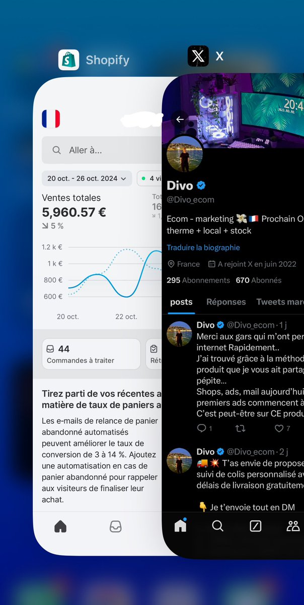 Résultat d’un shop sur cette semaine.
Bon j’avoue j’ai eu des galère sur le scale de celui-ci mais je pense avoir trouvé le bon angle marketing pour l’amener sur la lune 🚀 🌑.. A suivre