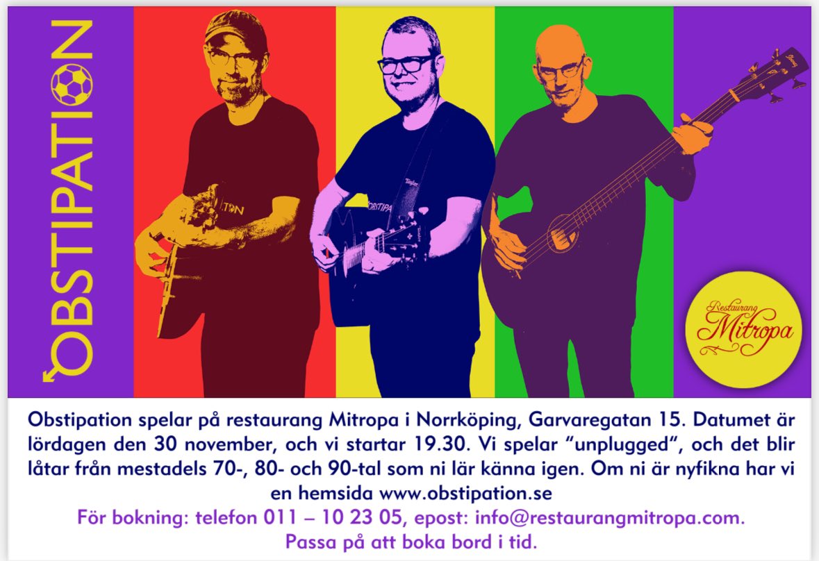Next gig coming up. Another one before that (private party).