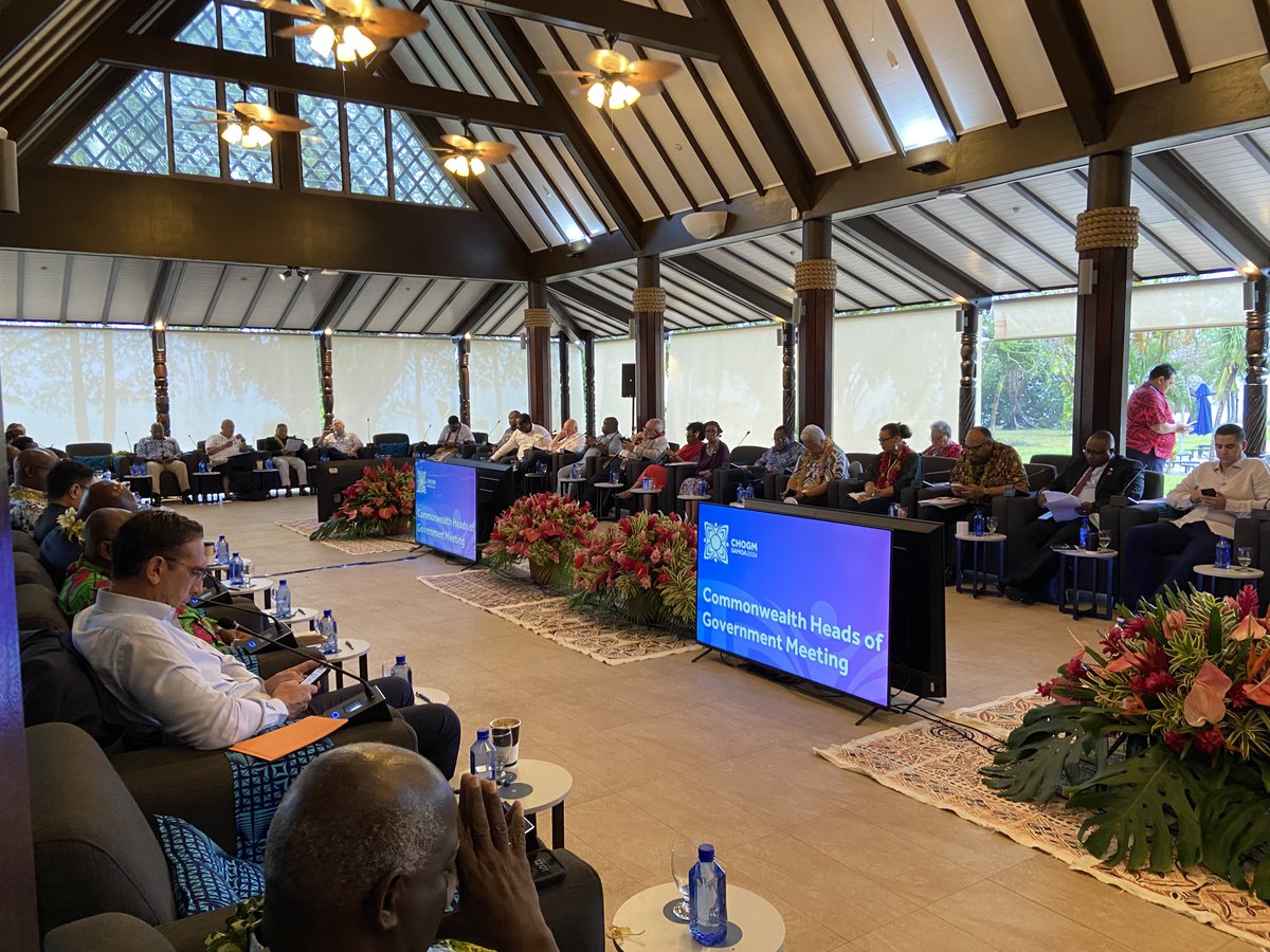 What an incredible achievement #CHOGM2024, hosted by <a href="/samoagovt/">Government of Samoa</a> and supported by <a href="/commonwealthsec/">The Commonwealth</a> family!! (one dream, one team) Historic and positive. 

It’s been hailed as one of the best ever… and perhaps it was the best ever with a Samoan smile 😃 on the face!! 

We're