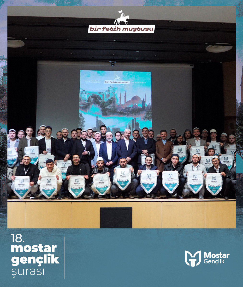 18. Mostar Gençlik Şurası, Mostar Gençlik İl Koordinatörlerimize bayraklarının teslim edilmesinin ardından sona erdi. Gönüllülerimize ve emeği geçen arkadaşlarımıza teşekkür ederiz.

#BirMedeniyetTasavvuru