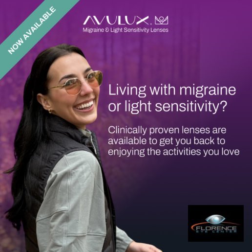 florenceeyecntr's tweet image. We are excited to offer Avulux Migraine &amp;amp; Light Sensitivity products for our patients who suffer from extreme light sensitivity.  Demonstration glasses are available at our office in Florence.  Give us a call at 256-766-3139.