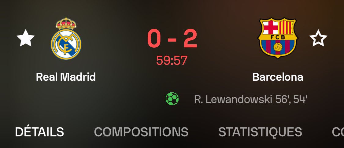 Rendez vous à la 90e minute de jeu

C’est le Real Madrid.