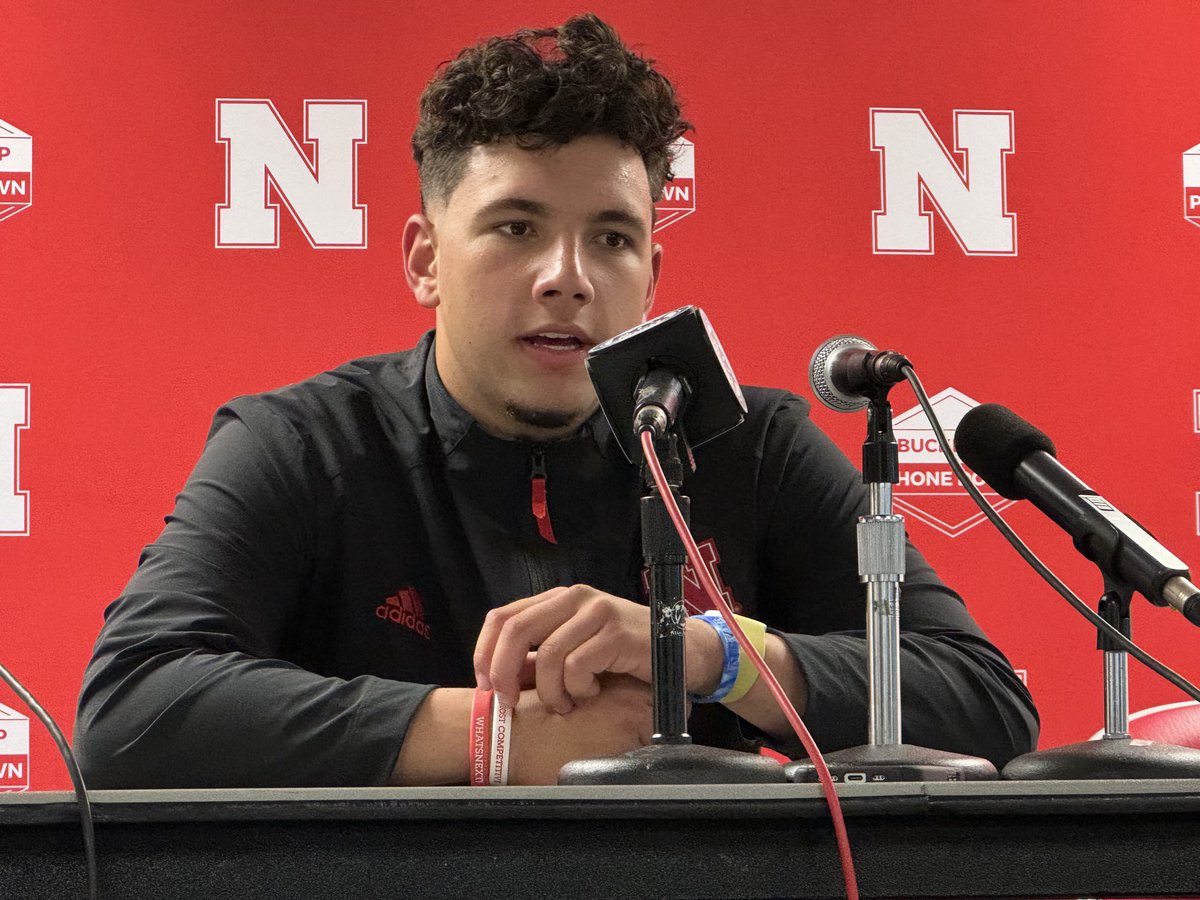 mitchsherman's tweet photo. Nebraska QB Dylan Raiola: “I couldn’t be any more proud of where we’re headed.” https://t.co/goszF24urZ