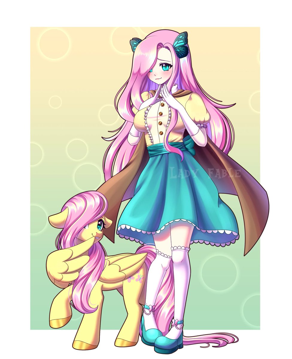 Hacato2's tweet photo. @flutter23138 

Both in your human and pony form you're charming https://t.co/ONuEGDbJEF