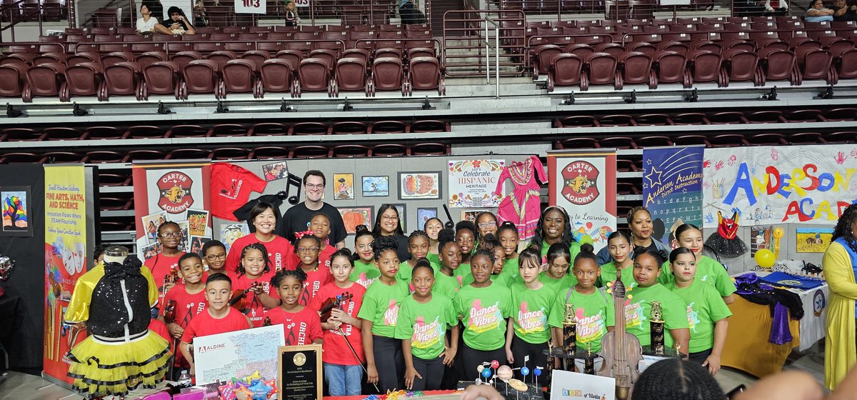 Way to go <a href="/Carter_AISD/">Carter Academy</a> students for your performance at the Aldine Choice Schools Festival
#AldineImpact