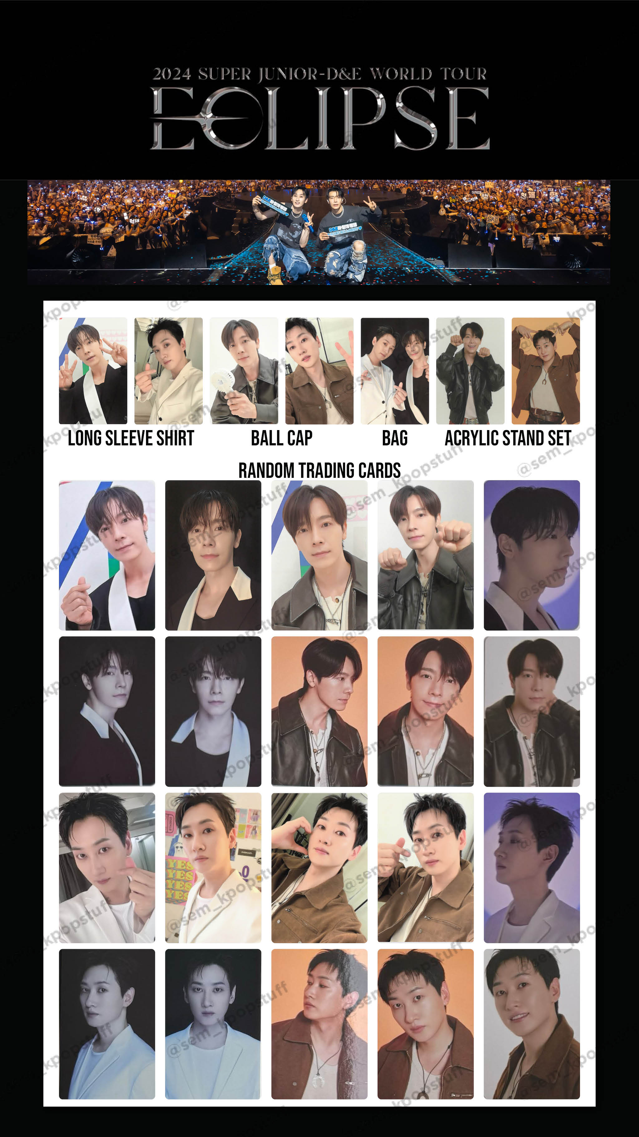 SUPER JUNIOR D&E K-POP MAGAZINE WINK OFFICIAL PHOTO CARD