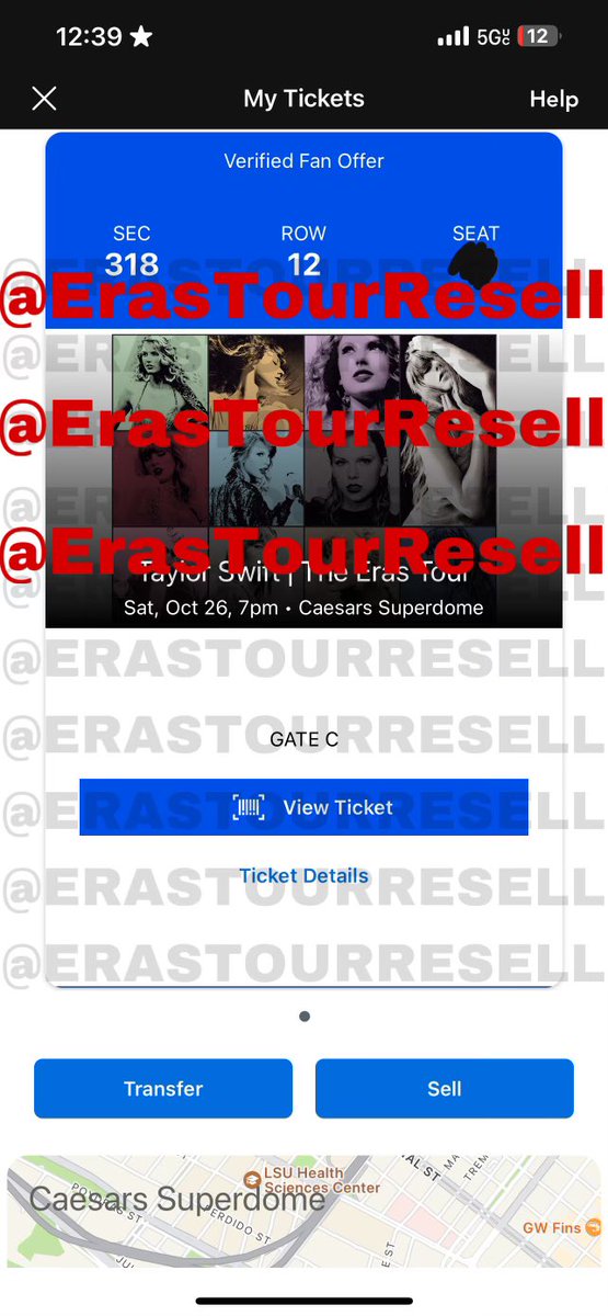 Eras Tour Resell tweet media