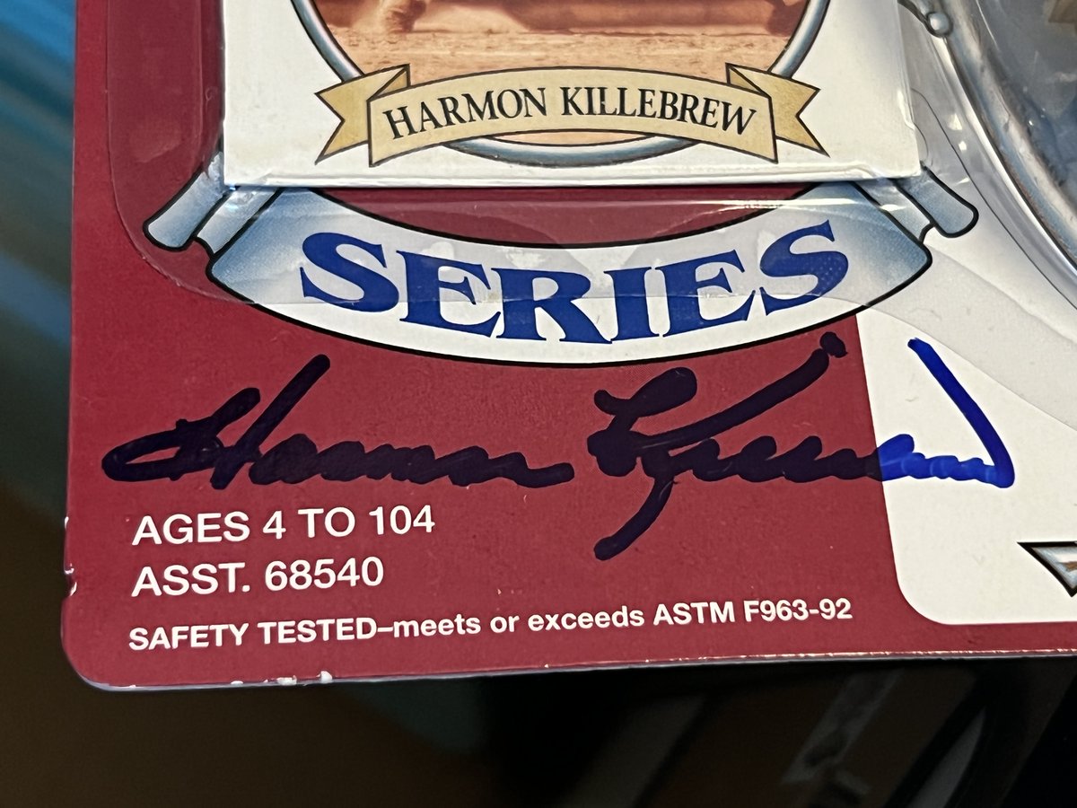 TeriE's tweet photo. RARE #Vintage90s MLB #HarmonKillebrew SIGNED AUTOGRAPH #MNTwins #Cooperstown SLU FREE SHIP
#hardsigned #autograph #baseballcollectibles #giftidea #vintagebaseball #baseballgreats #TwinsBaseball #MinnesotaTwins #ebayfinds #signed #MLB
https://t.co/D36qTjcosR #eBay via @eBay https://t.co/YdHDuM4nWI