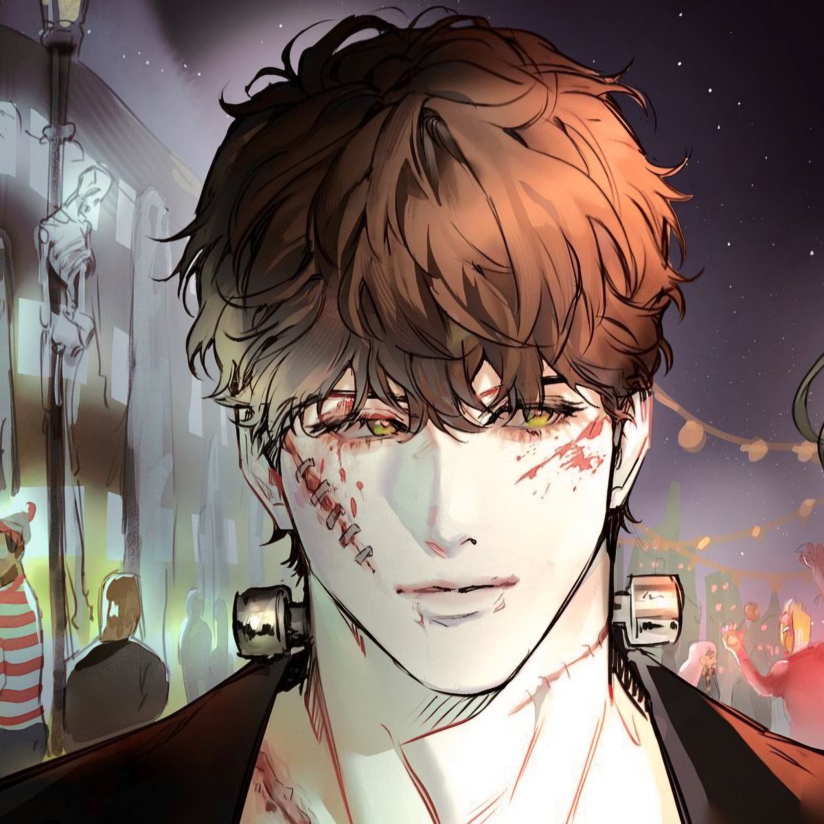ji9cey's tweet photo. we won't have hallowen art this year but we already have one of the best! i'm here to remind yall of this gorgeous art again 🎃 https://t.co/sIXlDDjIxJ
