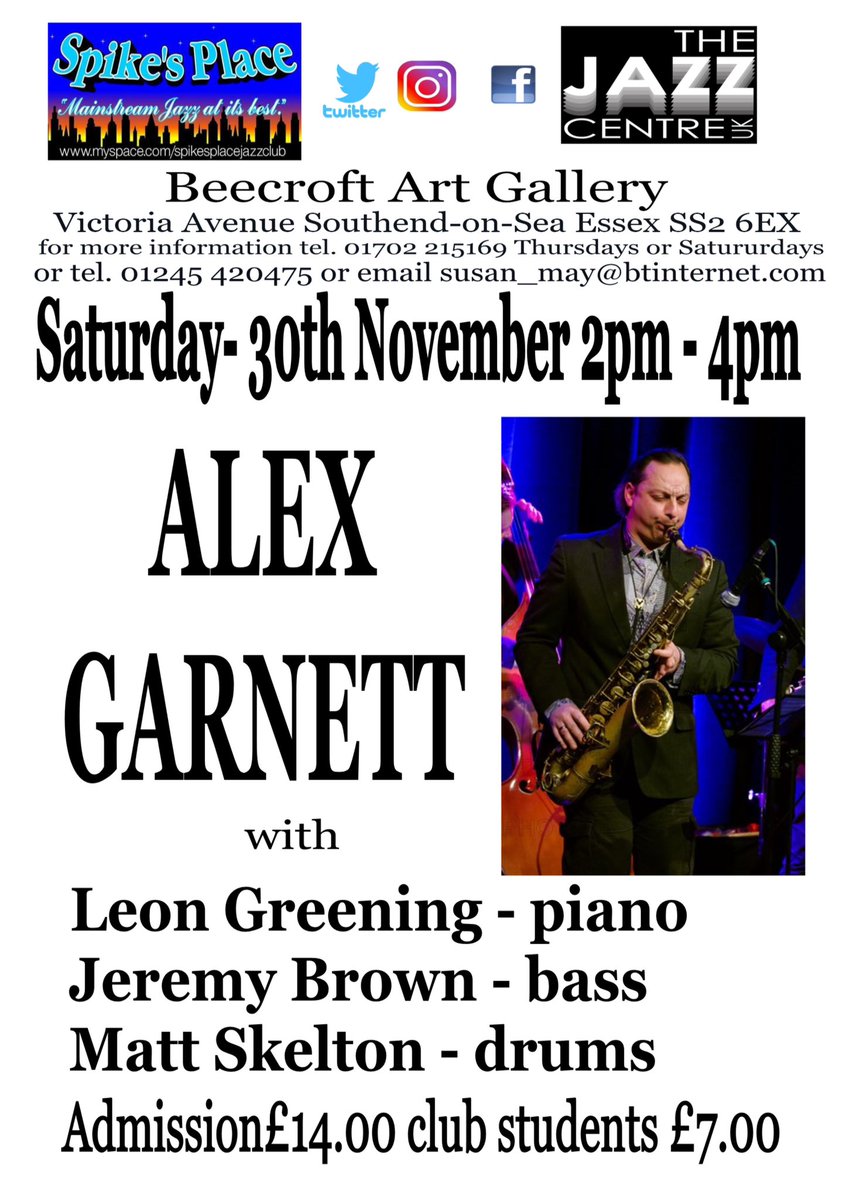Jazz <a href="/thejazzcentreuk/">TheJazzCentreUK</a>