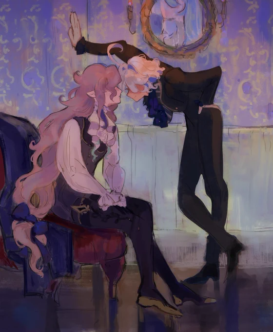 - all alone this beautiful evening? what a shame, neuvillette#neuvifuri 