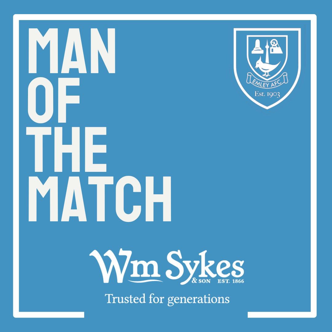 Today’s <a href="/Wm_Sykes/">Wm Sykes & Son</a> Man of the Match is Joe Kenny. 

A brilliant performance in the middle on his return from injury. 👏