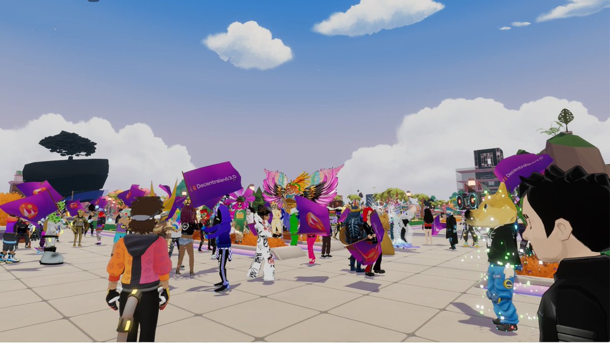 Decentraland tweet media