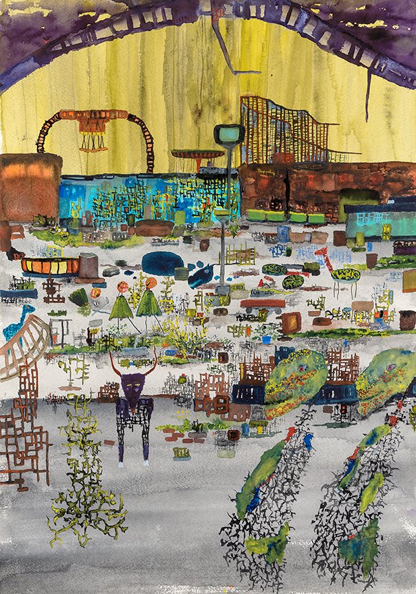 Abandoned amusement park