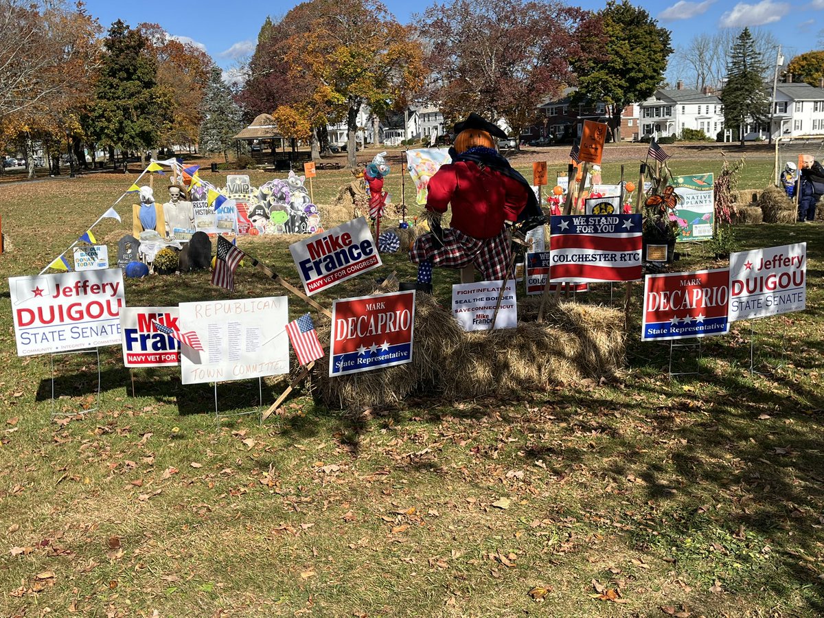 Great response from drivers passing the Colchester Town Green this morning with State Rep. Mark DeCaprio. #CT02 <a href="/CTGOP/">CTGOP</a> <a href="/cthrcc/">CT HRCC</a> #CTPolitics