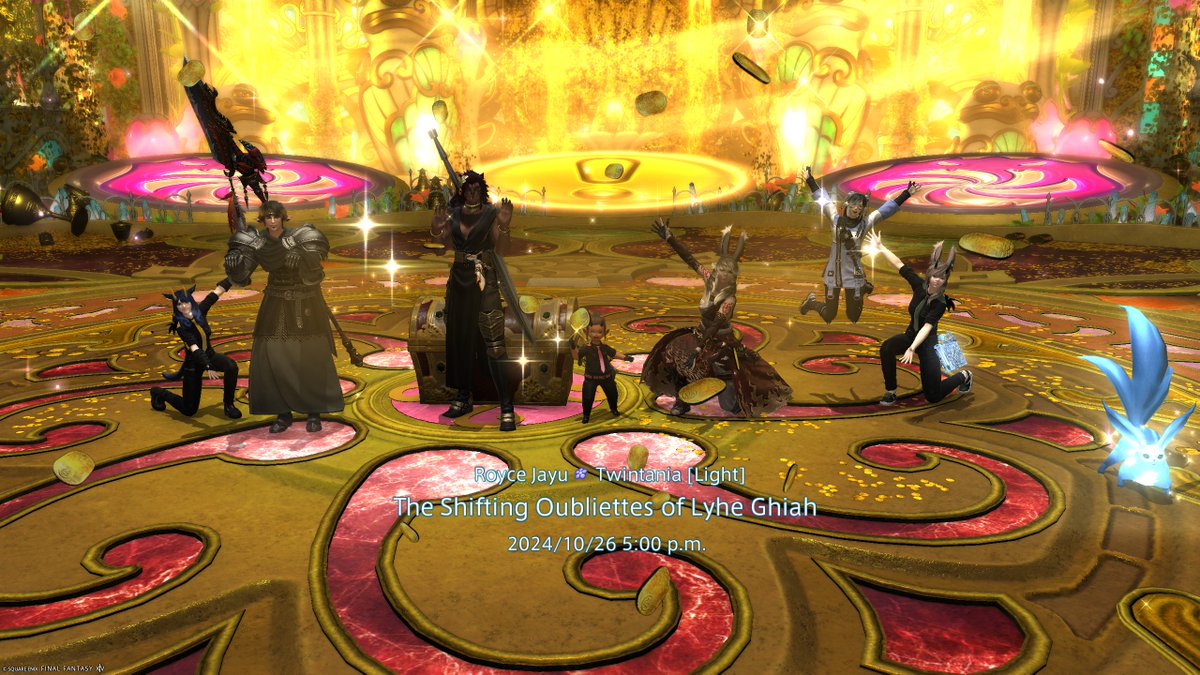 Royce__Mae's tweet photo. @FF_XIV_EN #FFXIVGoldenSweepstakes not pictured: my golden beaver https://t.co/3BCDU1ULmI