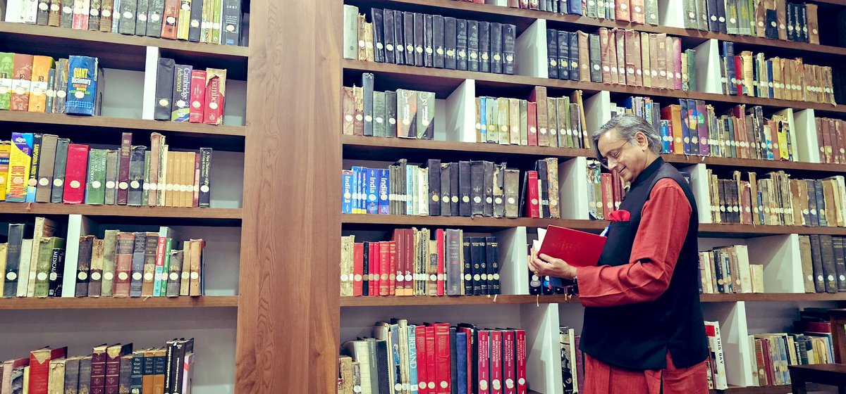 ShashiTharoor's tweet image. Visited the most amazing library I have ever stepped into after a lifetime of visiting libraries around the world. This was at St Joseph’s College (autonomous), Devagiri, a NAAC++ accredited institution which has just renovated its college library to produce one of the most…