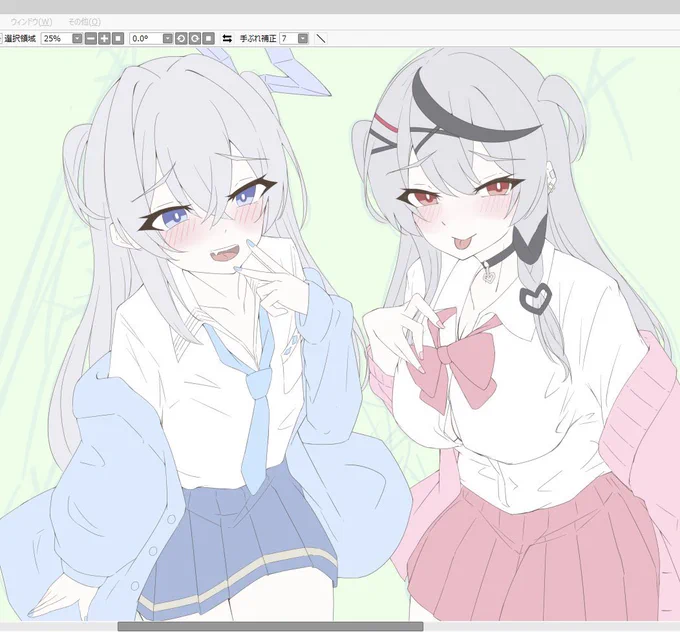 冬コミに向けて描いていくぞ……… 