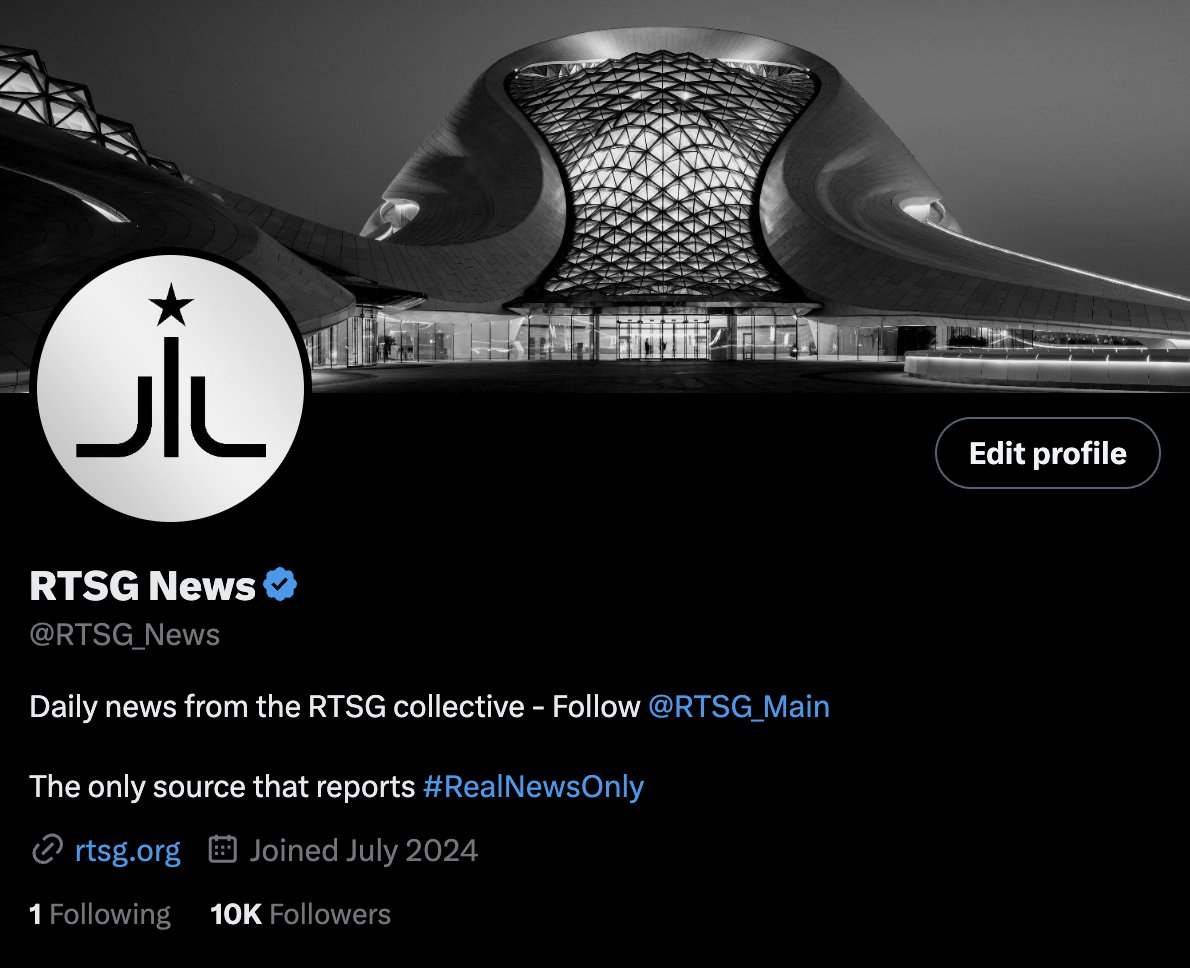 RTSG_News's tweet image. 🎉🚨 BREAKING: RTSG News has reached 10,000 followers.

Thank you to all who are supporting our project. We remain committed to our mission of being the ONLY source that reports #RealNewsOnly.

Follow: @RTSG_News