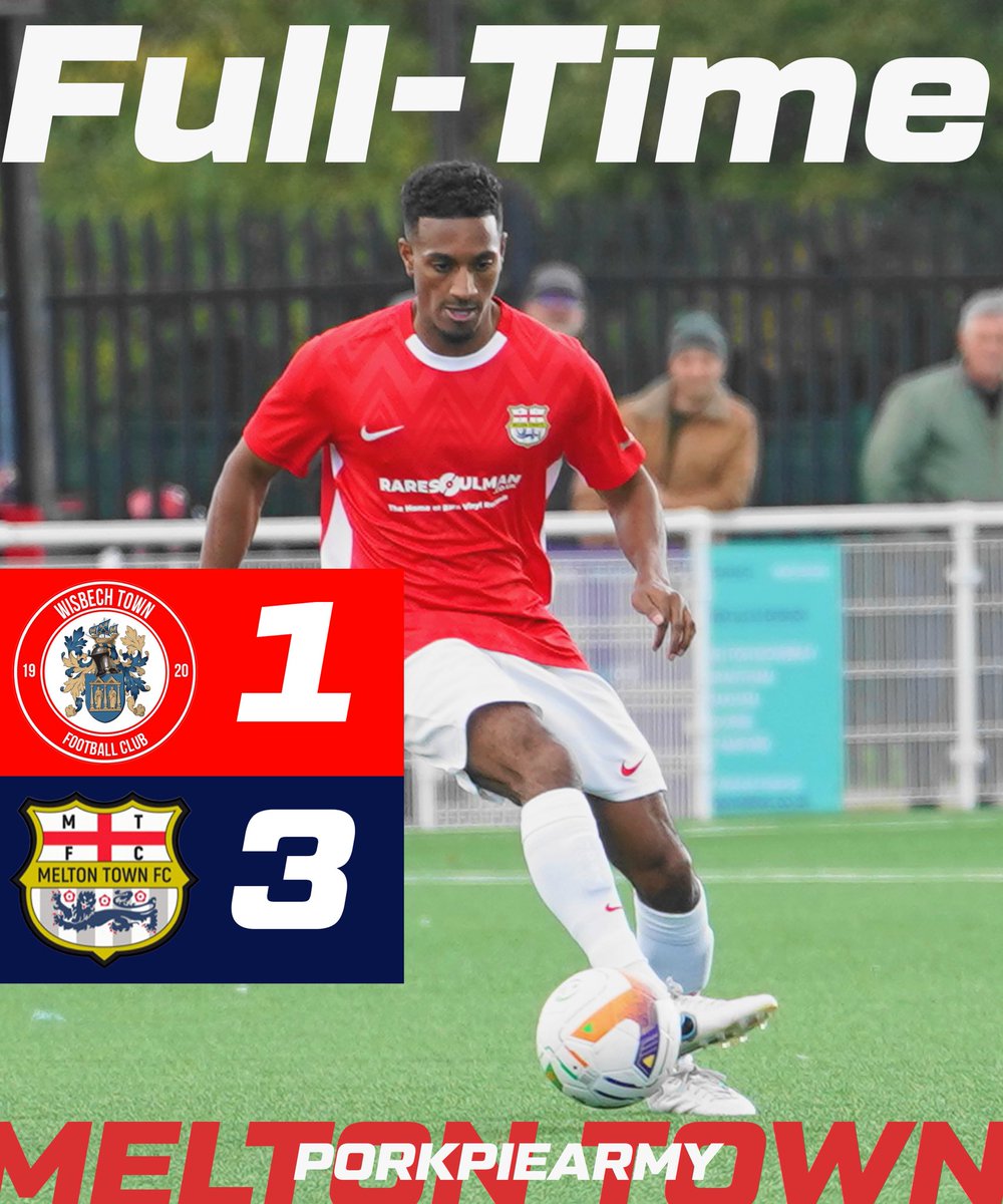 FULL TIME!! AND ITS A WIN!

Goals from Yaegan Gore and 2 goals for Will Norcross 

🔴1-3🔵

#PorkPieArmy