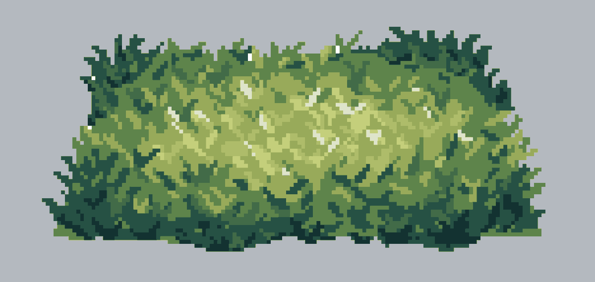 -- Grass pad -- The first piece of "real" pixel art by the creator of ...