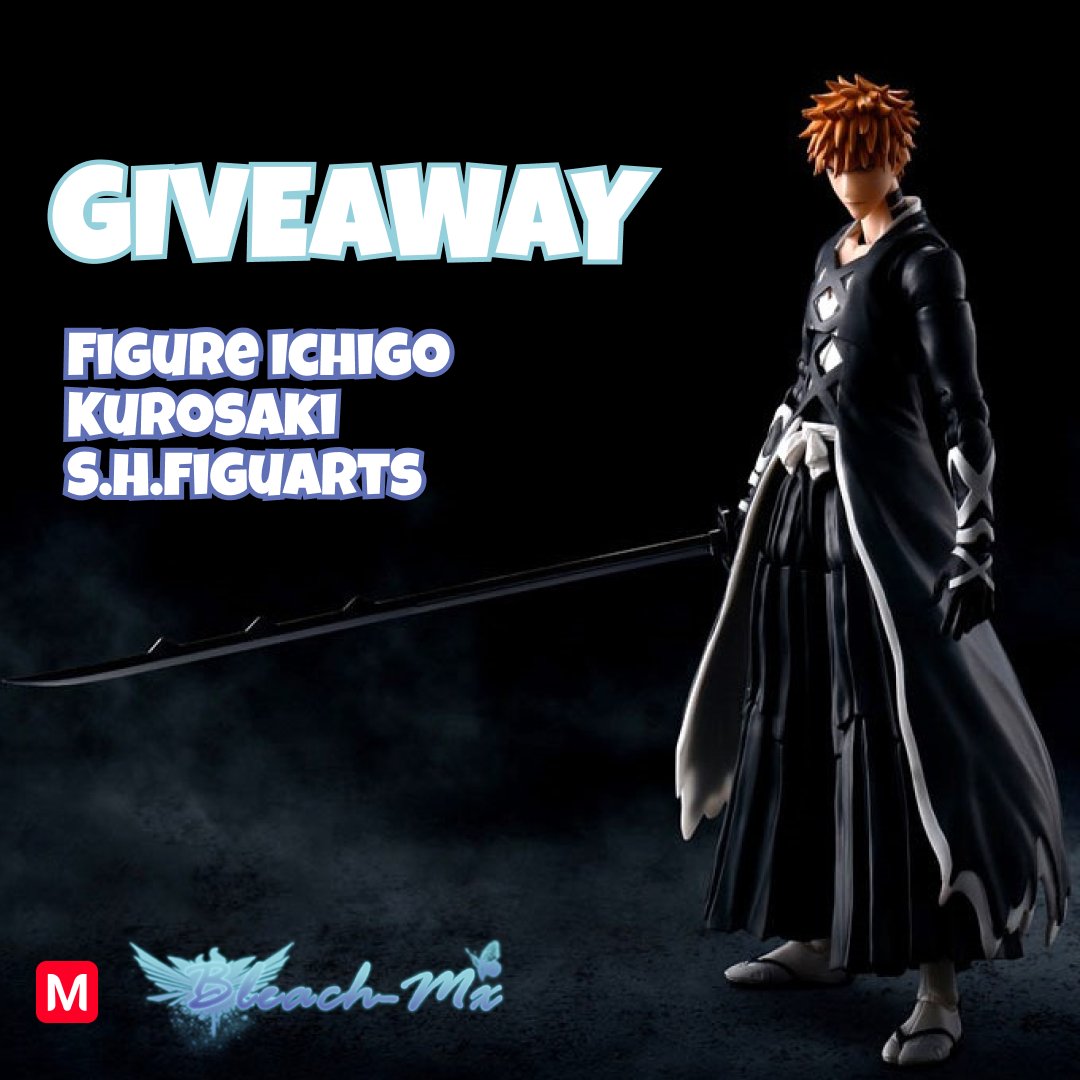 Bleach_Mx's tweet photo. 🎁CONCOURS GIVEAWAY 🎊 

Nouvel épisode incroyable, donc nouveau Giveaway, on fait gagner à la commu cette figurine d'Ichigo !  

Pour participer :

1️⃣ Suis les comptes @Bleach_Mx  et @mecchaJP 
2️⃣ Tag/Identifie au moins 1 ami
3️⃣ Partage le post

TAS le 9 novembre https://t.co/AsUu8nI1aQ