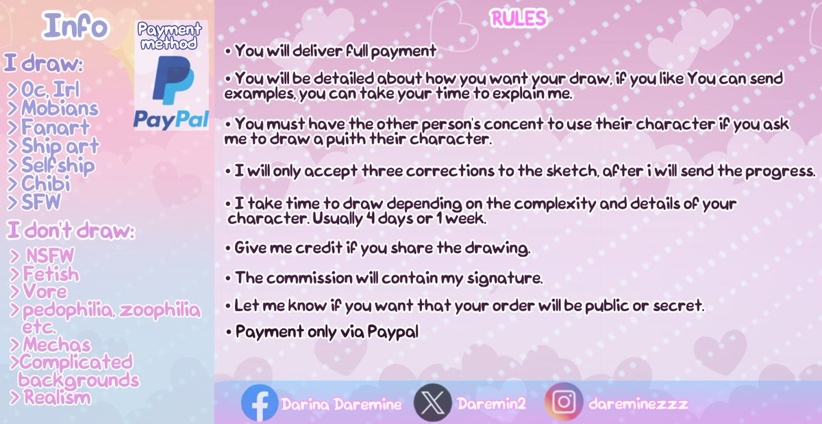Daremin2's tweet image. Hello everyone 
I have open commissions :b 
Do dm me if you&apos;re interested 
😵‍💫😽

#Commission #opencommissions #commissionart #commissionsopen #art #drawings
