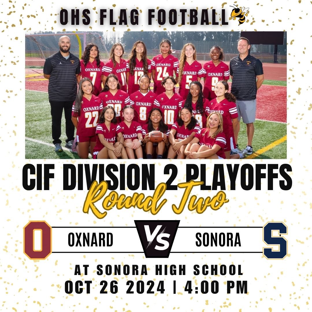 Round 2 today 4pm at Sonora! Let’s go Yellowjackets! 

<a href="/vcspreps/">VCS Preps</a> <a href="/JacketPrincipal/">Ted Lawrence</a> <a href="/latsondheimer/">eric sondheimer</a> <a href="/OxnardAthletics/">Oxnard Athletics</a>