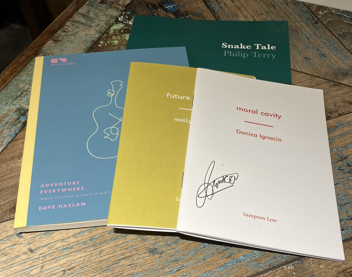 Always enjoy <a href="/SmallPublishers/">Small Publishers Fair</a> fair <a href="/ConwayHall/">Conway Hall</a> and leave with exciting new stuff to read! <a href="/Confingo/">Cōnfingō Publishing</a> <a href="/nightjarpress/">Nightjar Press</a> &amp; student poetry <a href="/KingstonUni/">Kingston University</a>