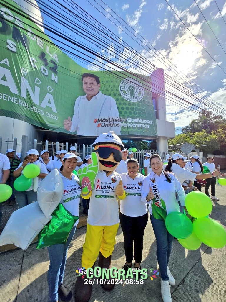 AdyRamos's tweet photo. 💚✅️💚✅️MUJERES PETROLERAS DE SECCIÓN 42 ESTAMOS CON LA PLANILLA VERDE 💚✅️💚✅️
Vamos con TODO Apoyando a Nuestro Amigo RICARDO ALDANA Por Más Trabajo y Más Unidad!!!
💚✅️💚✅️👍🏻👏🏻
@lgps03101 
@Seccion42_STPRM https://t.co/jQRugYvDMv