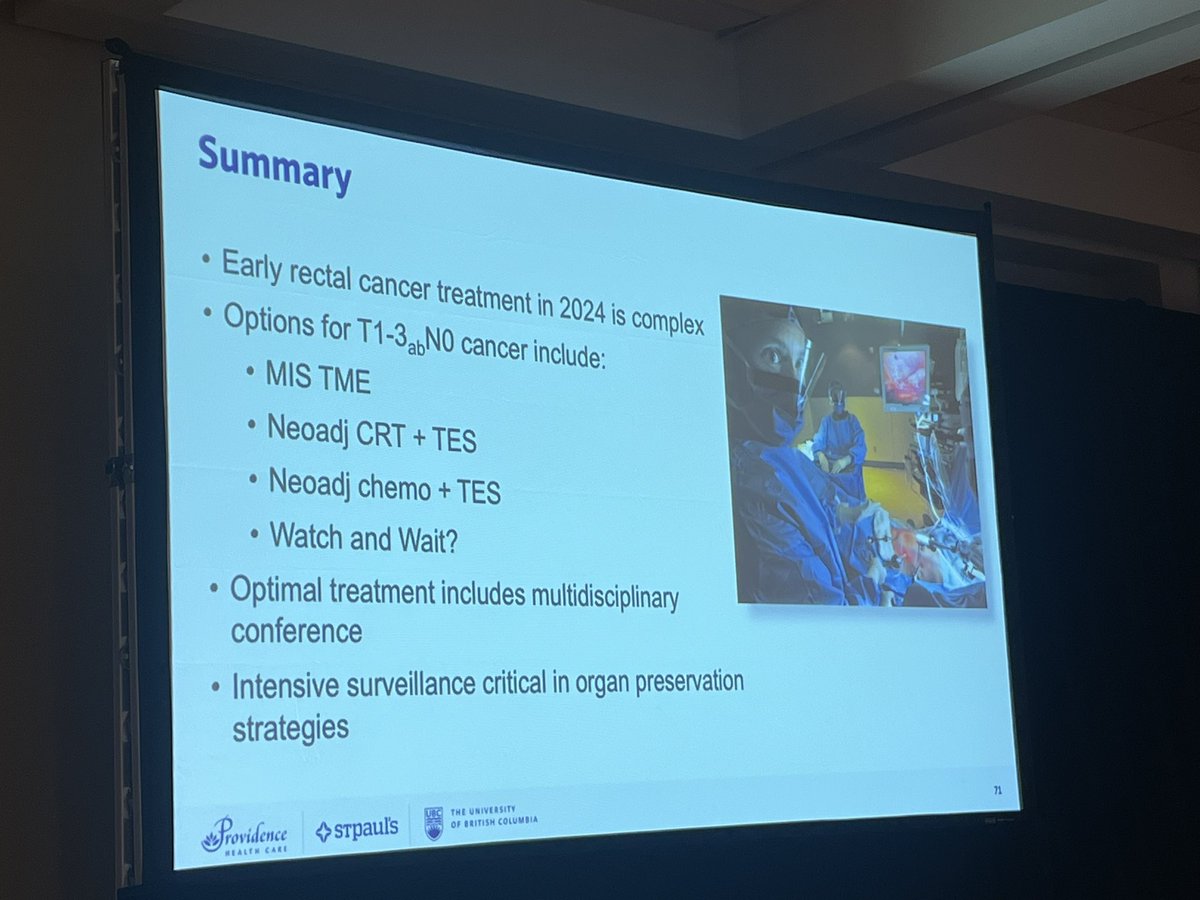 Sami A. Chadi MD (@schadi_crs) on Twitter photo Finishing up the session, Dr. Carl Brown discussed neoadjuvant strategies in T2No and more practically, T1-3abN0 rectal cancer - chemotherapy is changing the game <a href="/TemertySimCtr/">Temerty Advanced Surgical Education & Sim Centre</a> #colosos2024 Finishing up the session, Dr. Carl Brown discussed neoadjuvant strategies in T2No and more practically, T1-3abN0 rectal cancer - chemotherapy is changing the game <a href="/TemertySimCtr/">Temerty Advanced Surgical Education & Sim Centre</a> #colosos2024
