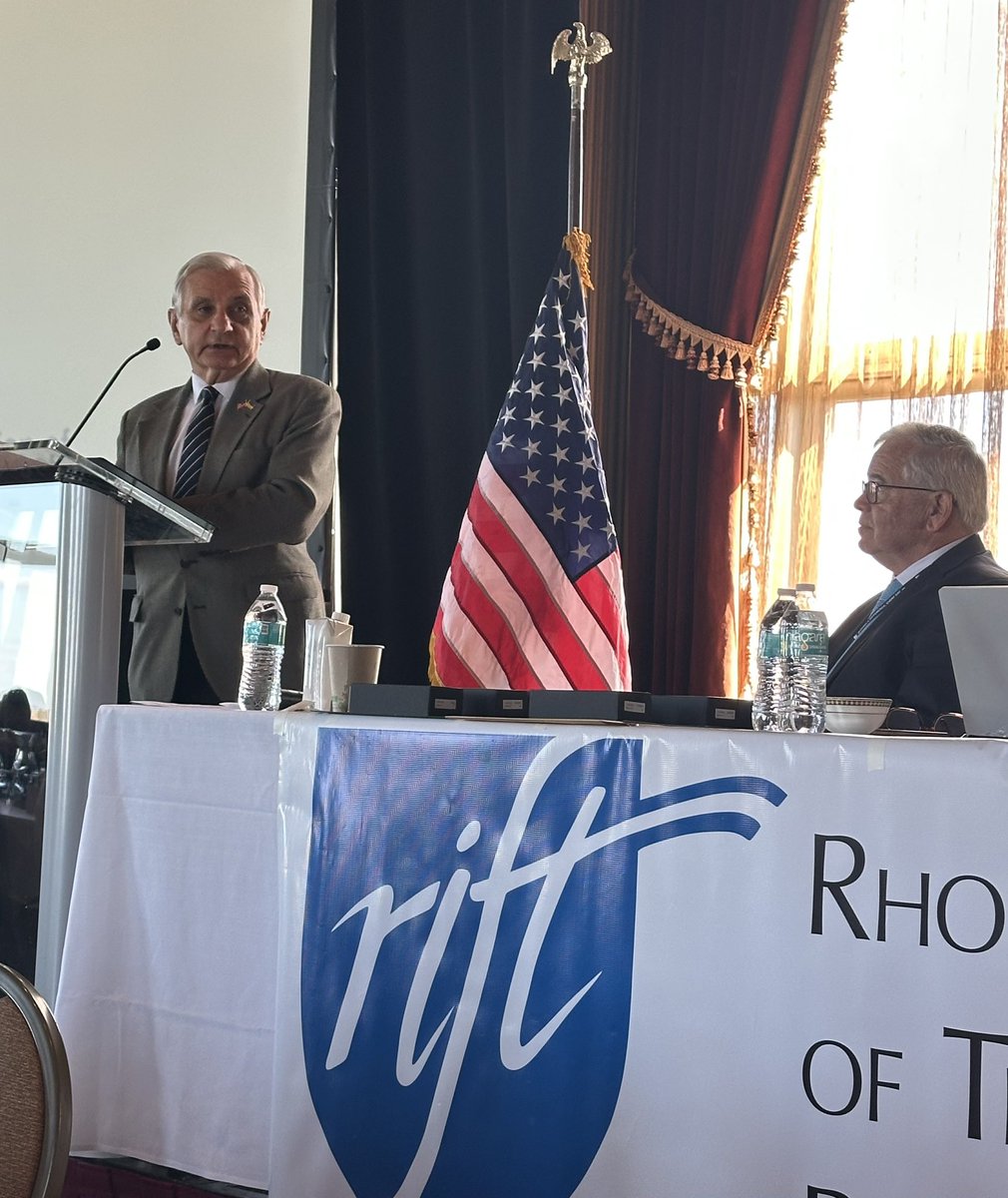 Great to have the Senior RI Senator at the RIFTHP Biennial Convention today!  Keep up the good fight Senator Jack Reed!