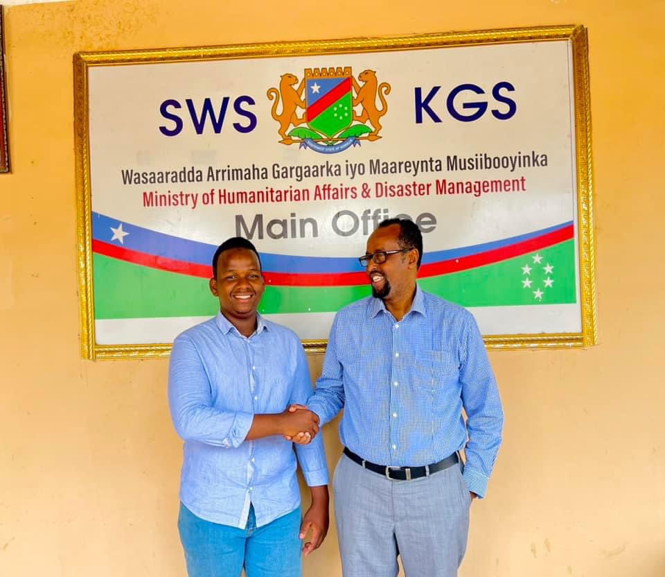 BIDOADEAF's tweet image. Southwest Deaf Association-SWDA Held a Meeting with the Minister Ministry of Humanitarian Affairs and Disaster Management SWS by Wasiir Abdinasir Abdi Arush to assist with this Disability and Discuss the special needs Community in society