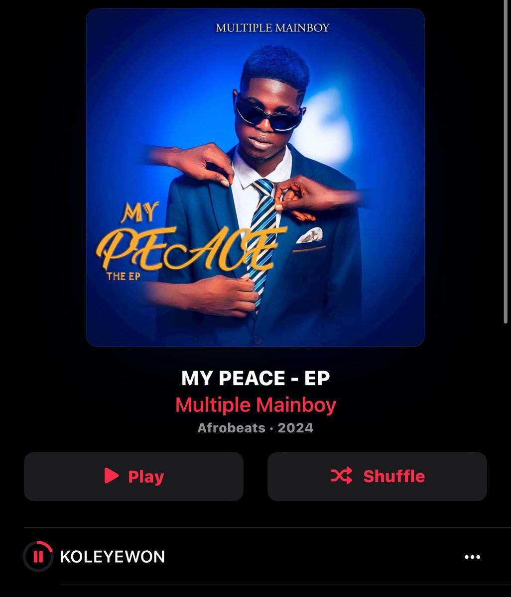 MainboyMultiple's tweet photo. Stream my ep  MY PEACE 🕊️ 
Just a little messge .. 
#LingOrm #trendingclips https://t.co/FML3kVomMC