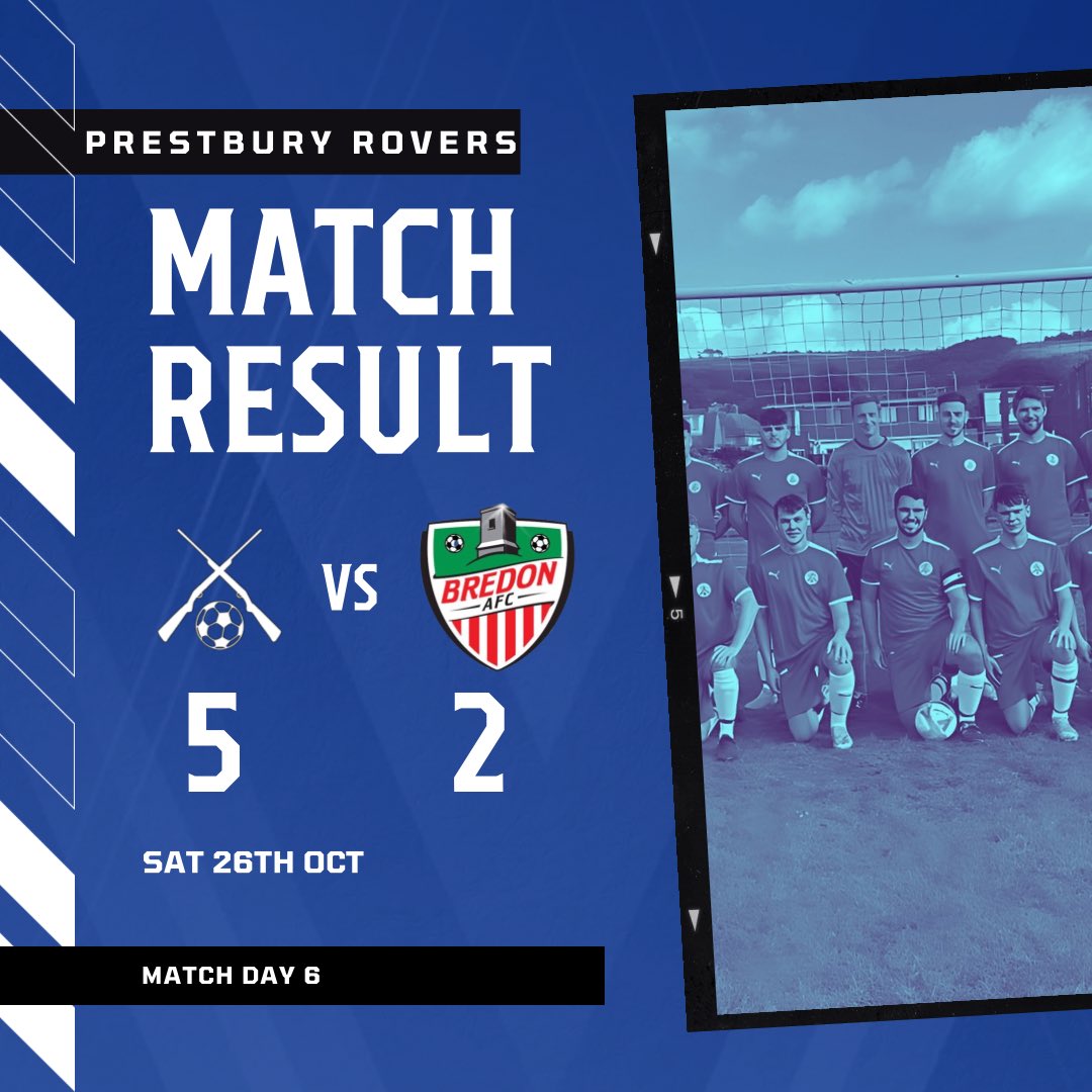 Big three points today for the lads, 5-2 win over Bredon Reserves.💪🏻

Goalscorers⚽️:
Robin Bussey
Ryan Bignall
Grant Clark
Giles Elliott
Harry Greenhalgh

#PRFC