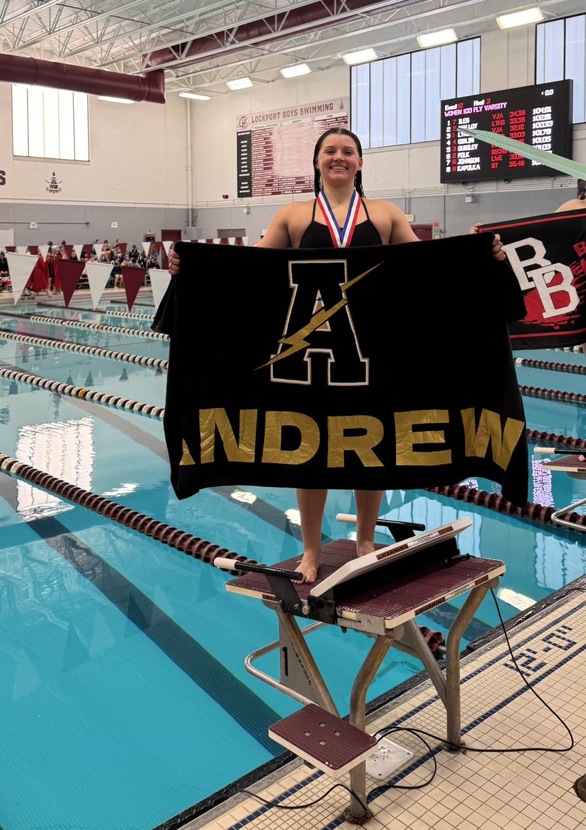 Congratulations Madeline
Varsity Conference Champion 
100 fly 🥇