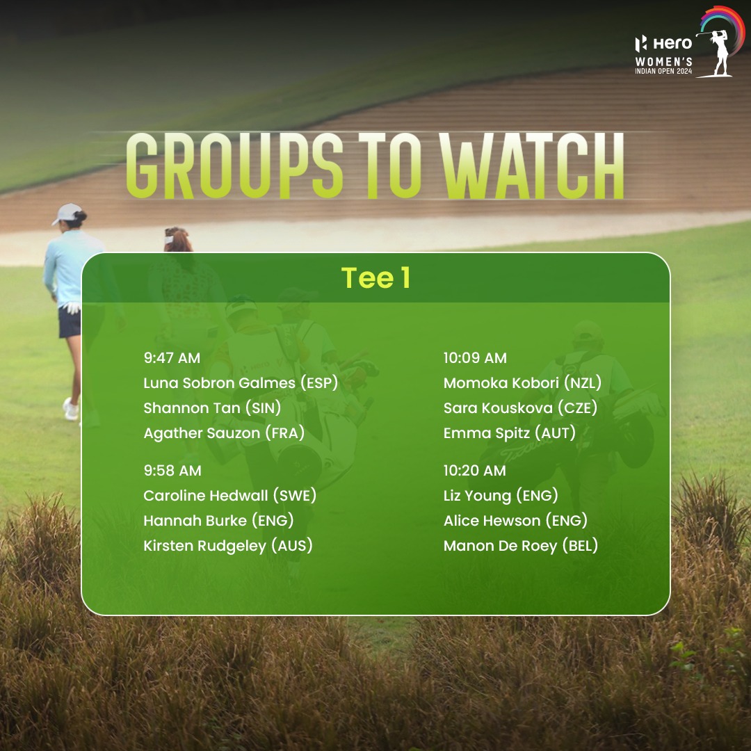 With attention now shifting to final day of the #HWIO2024, here are the groups you need to watch out for at DLF Golf and Country Club. 

#HeroWomensIndianOpen2024