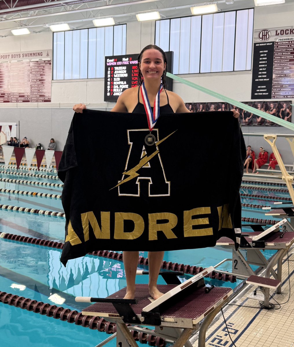 Congratulations Katie 
Varsity Conference Champion 
100 free 🥇