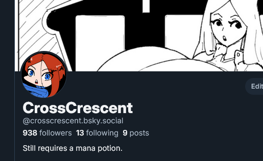 CrossCrescent's tweet image. Not a big surprise, but here is a reminder that this exists. I will be posting primarily over there now, and will be posting random doodles for the next week.