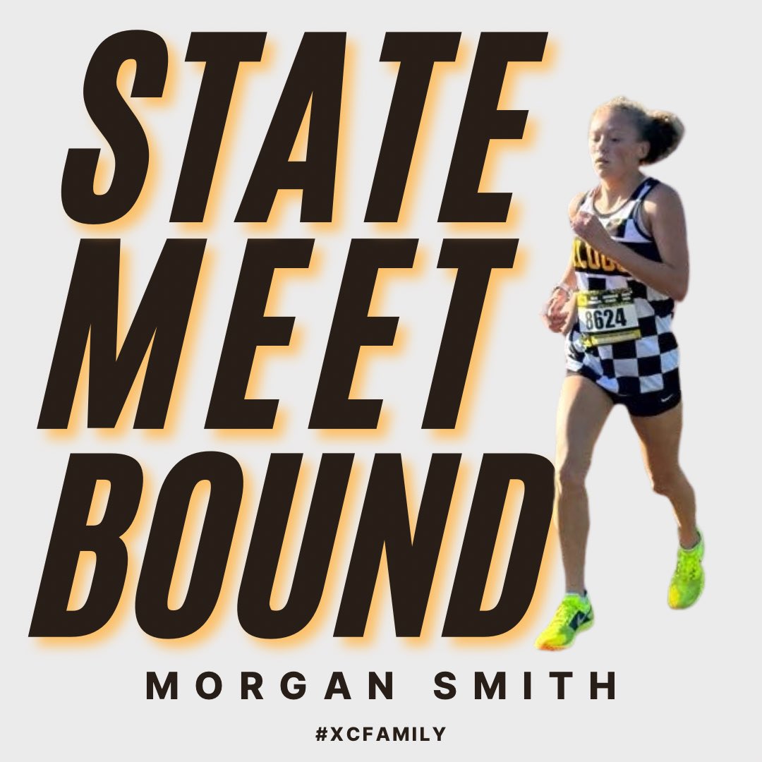 SparkplugSports's tweet photo. Congratulations to Morgan Smith! New School Record of 19:32.2 and State Bound! https://t.co/m4yEYPx0yz