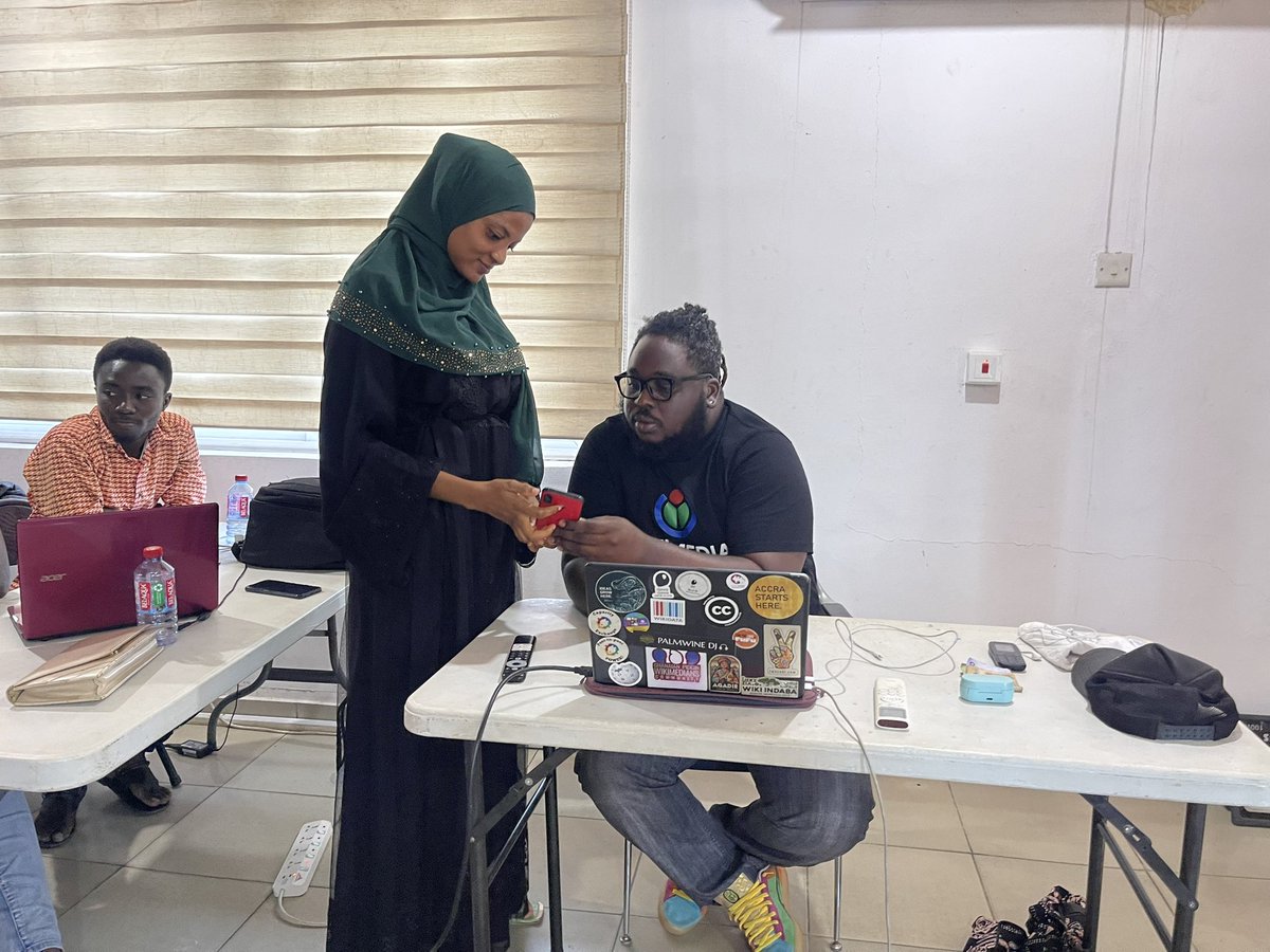 WikimediaGH's tweet photo. Thank you Ho for another successful Ho Edits @Wikipedia. We want to thank the @NodeEight for partnering with in making the this happen.
To all the participants to get are grateful.
#HoEditsWikipedia #DiscoverWikipedia #NowEditingWikipedia https://t.co/AEsTh9yUuT